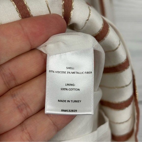 TULAROSA Revolve Blaine Stripe mini Dress size medium - Picture 6 of 8